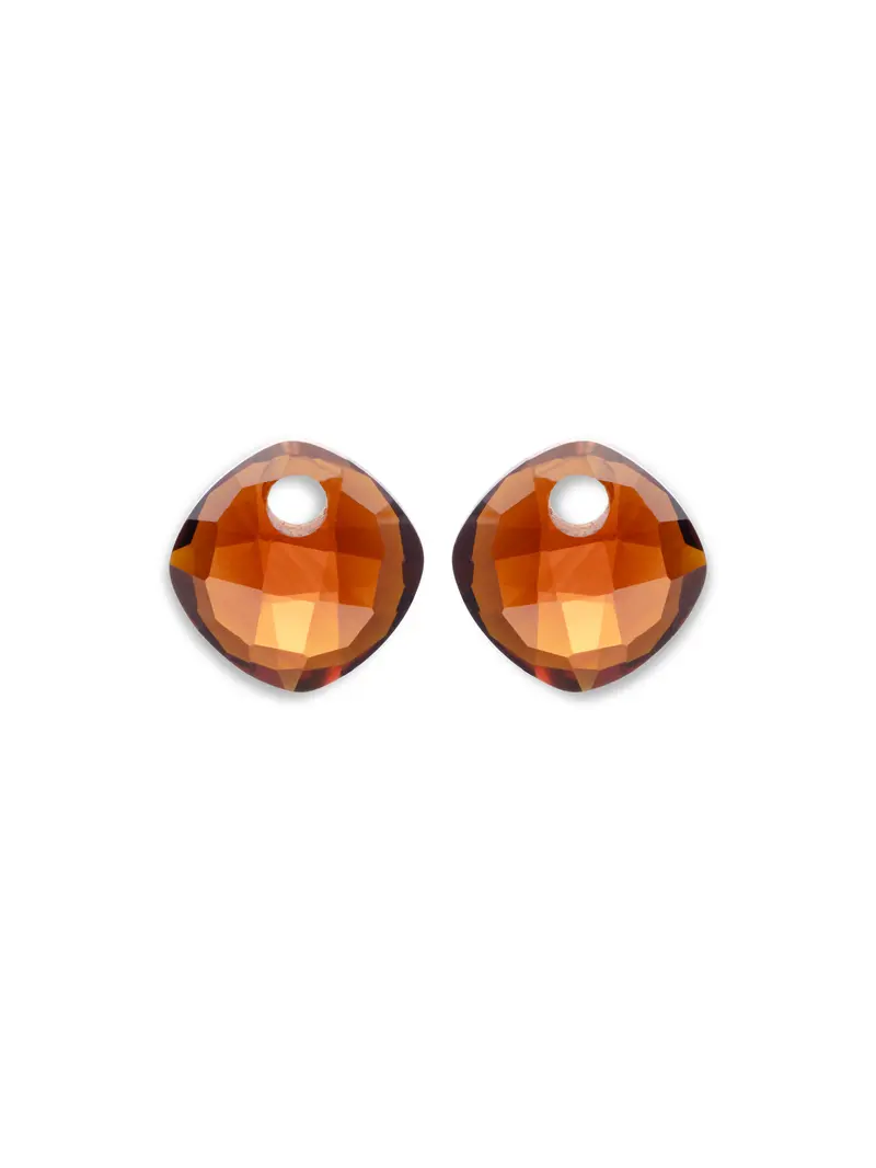 Oorbel Edelstenen Cushion Cut Citrine Quartz