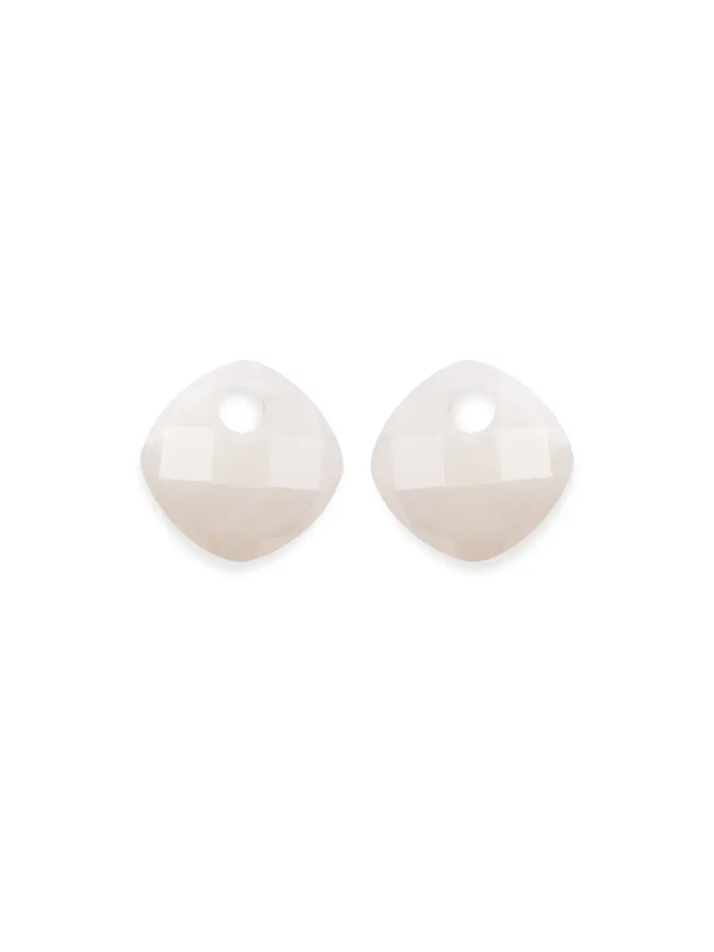 Oorbel Edelstenen Cushion Cut Mother of Pearl