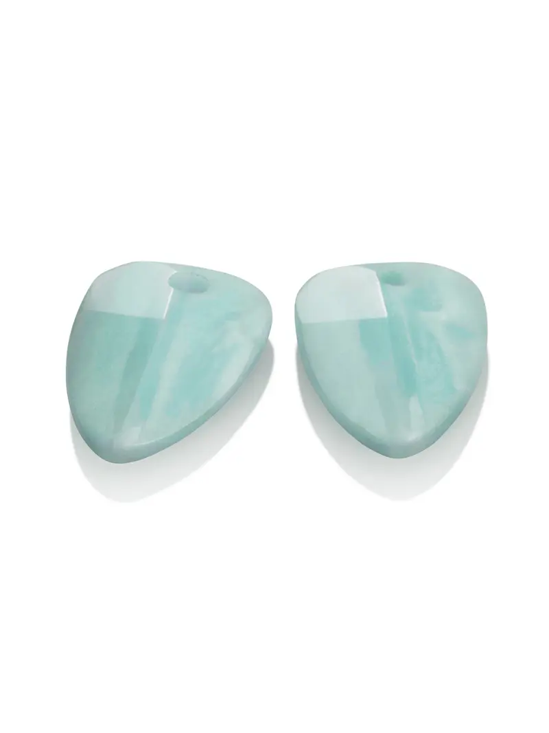 Oorbel Edelstenen Edge Facet Amazonite