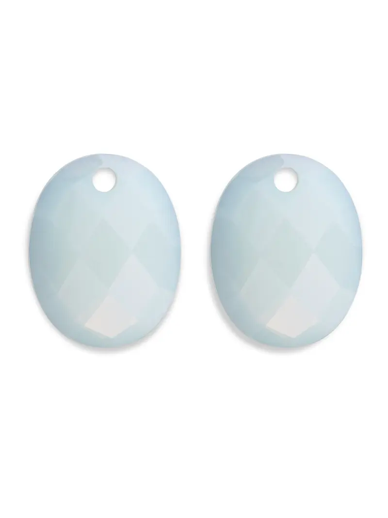 Oorbel Edelstenen Large Oval Opalite