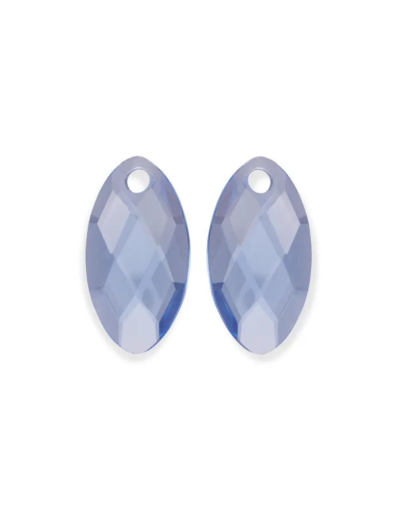 Oorbel Edelstenen Leaf Aquamarine