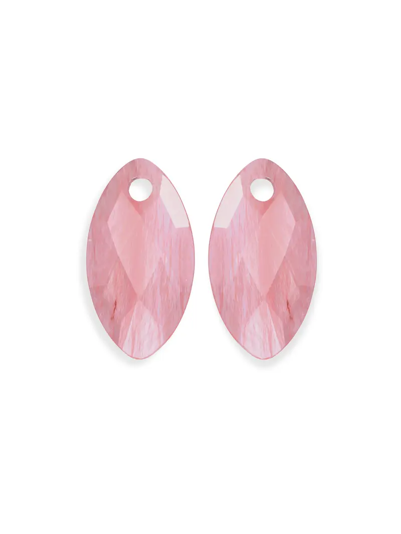 Oorbel Edelstenen Leaf Cherry Quartz