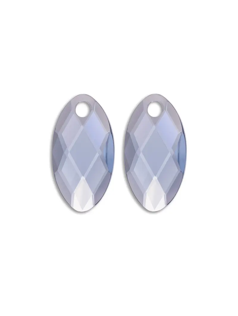 Oorbel Edelstenen Leaf Ice Blue Quartz