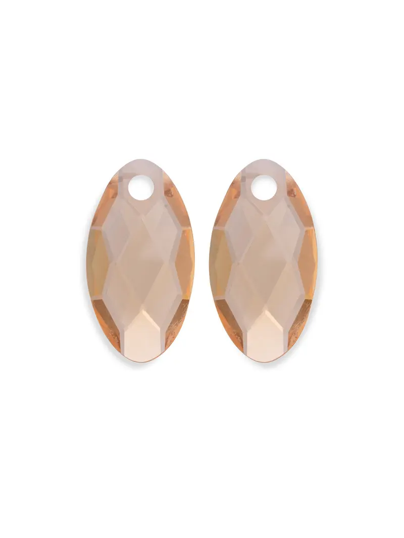 Oorbel Edelstenen Leaf Light Gold Citrine Quartz
