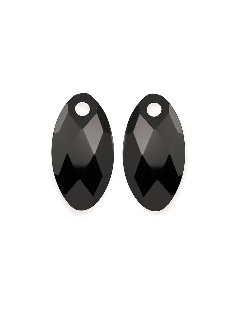 Oorbel Edelstenen Leaf Onyx