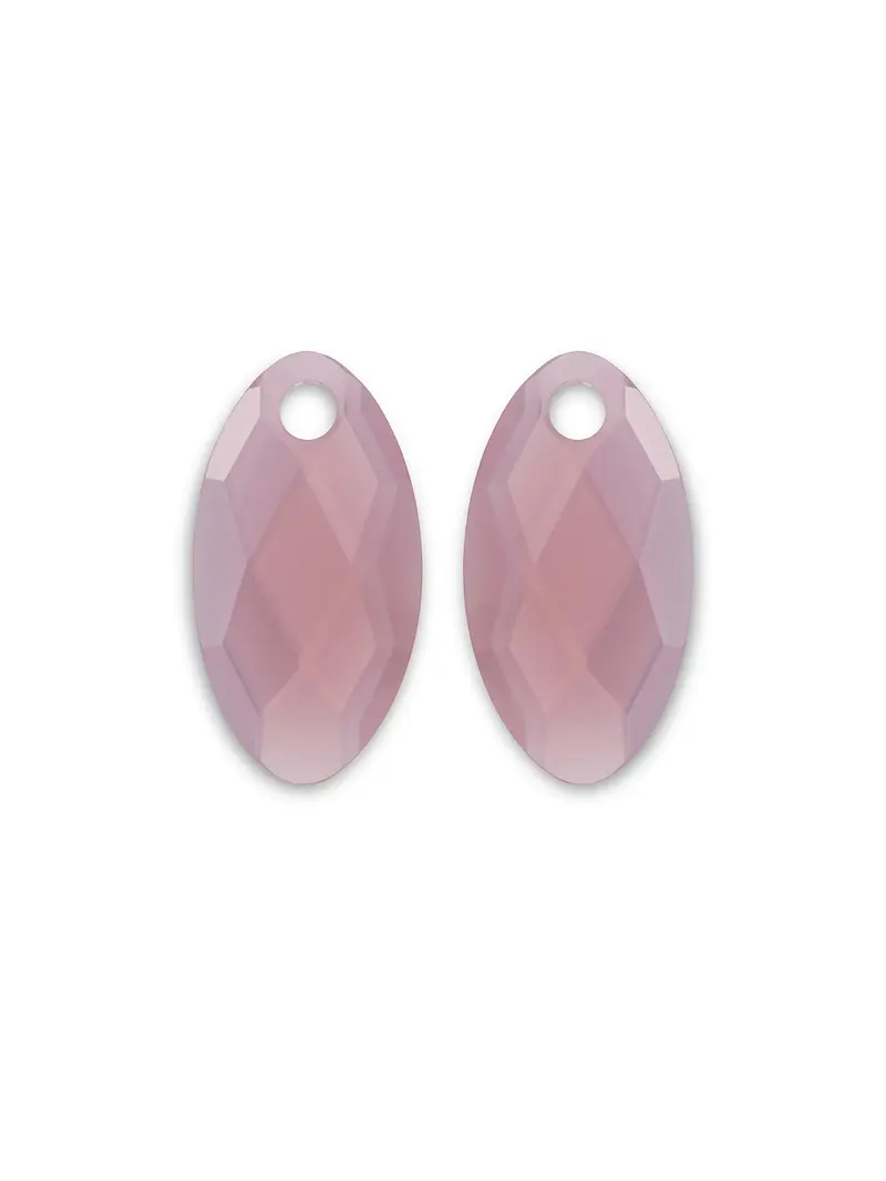 Oorbel Edelstenen Leaf Pink Opalite