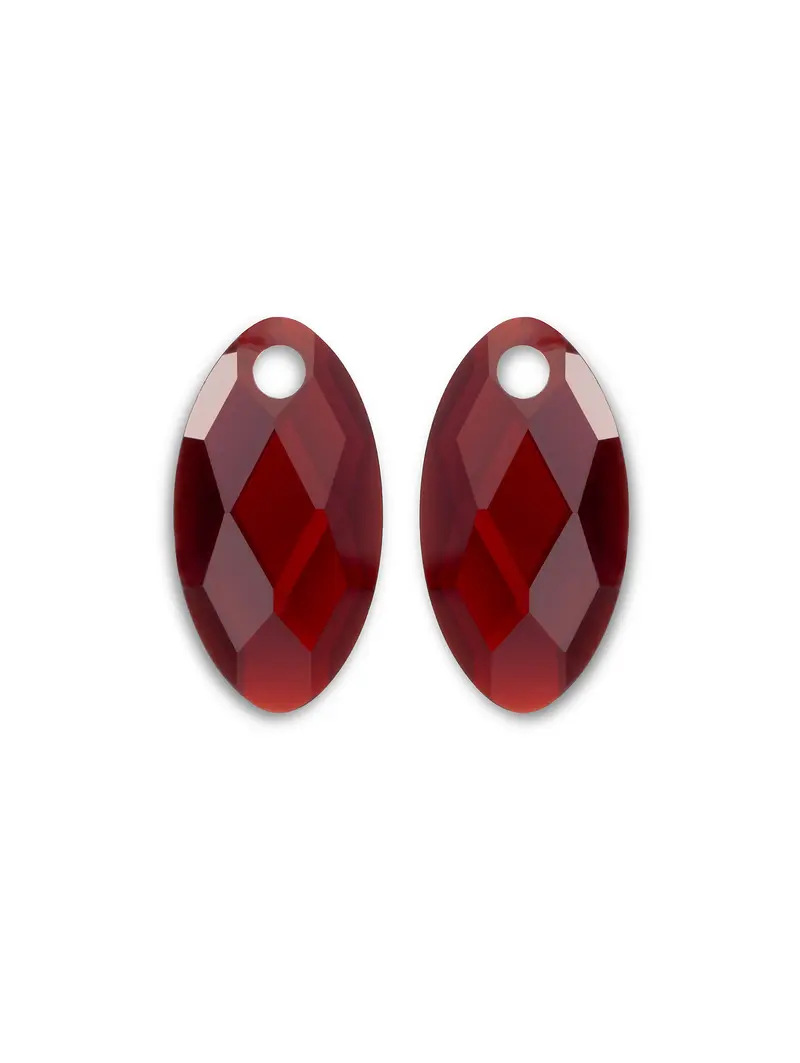 Oorbel Edelstenen Leaf Ruby Quartz