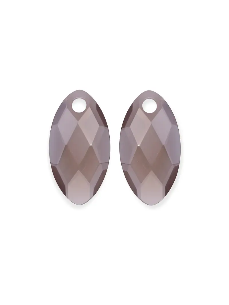 Oorbel Edelstenen Leaf Smoky Quartz