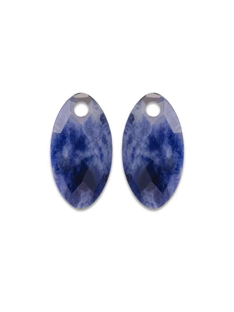 Oorbel Edelstenen Leaf Sodalite