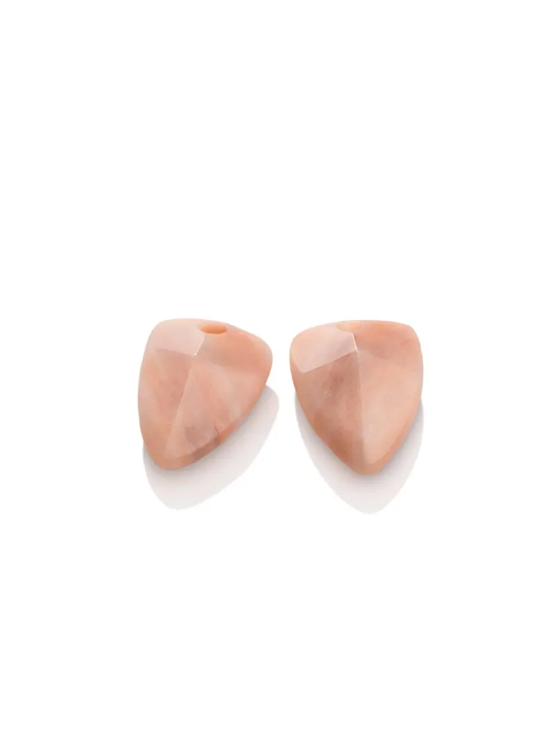 Oorbel Edelstenen Peach Rhodonite Edge Mini