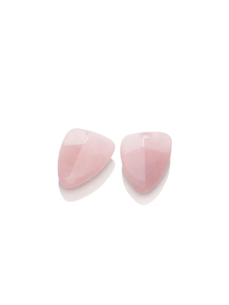 Oorbel Edelstenen Rose Quartz Edge Mini