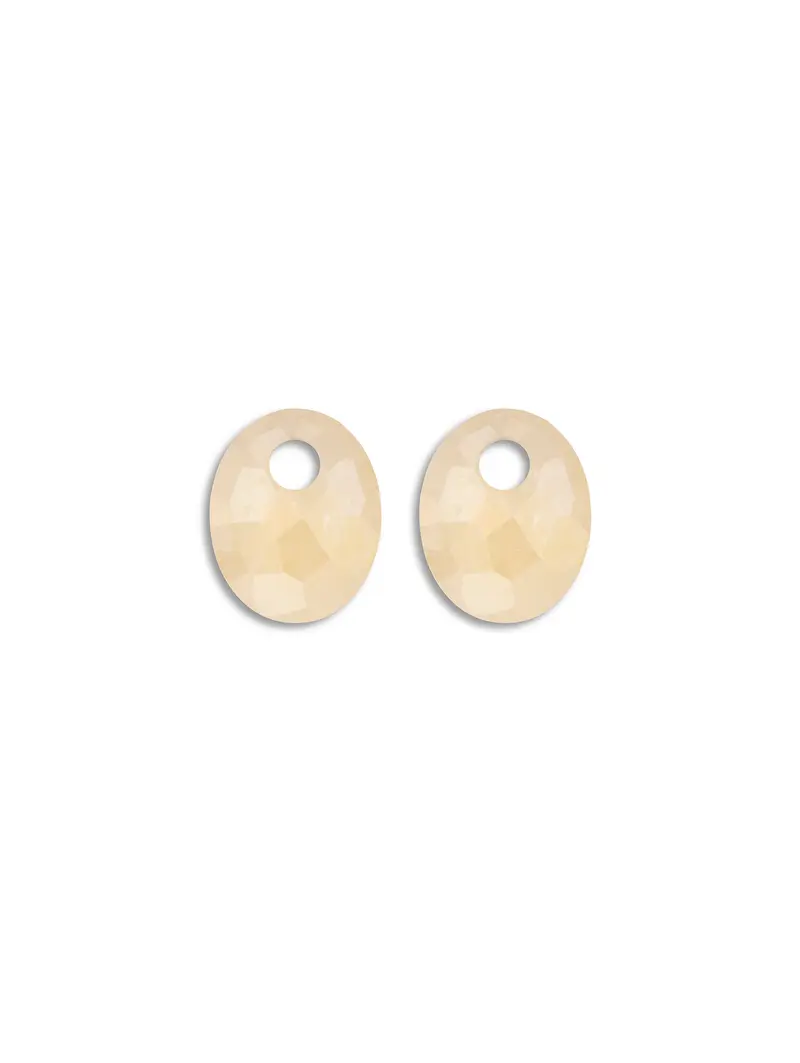 Oorbel Edelstenen Small Oval Buttery Jade