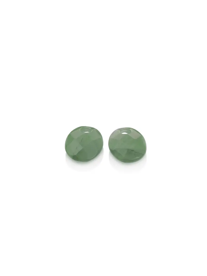 Oorbel Edelstenen Small Oval Green Aventurine