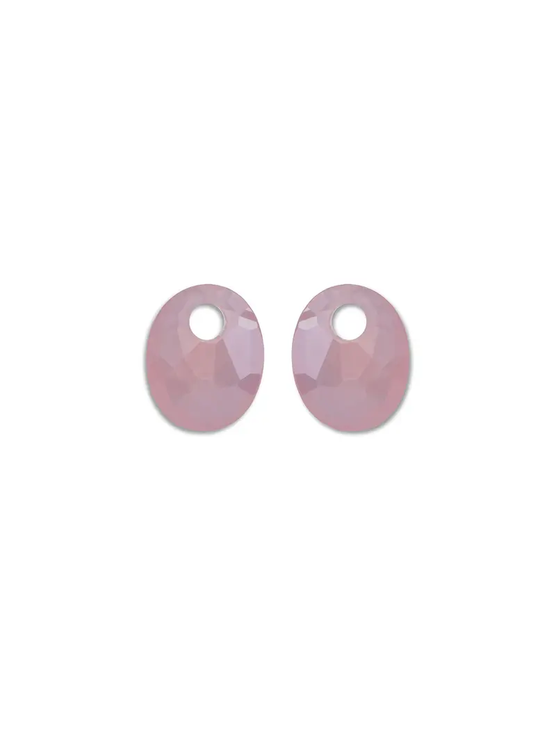Oorbel Edelstenen Small Oval Pink Opalite