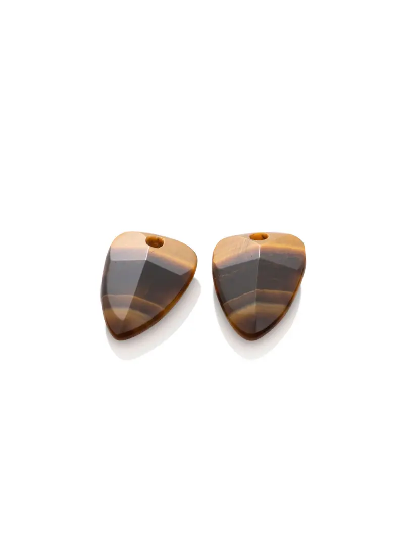 Oorbel Edelstenen Tiger Eye Edge Mini
