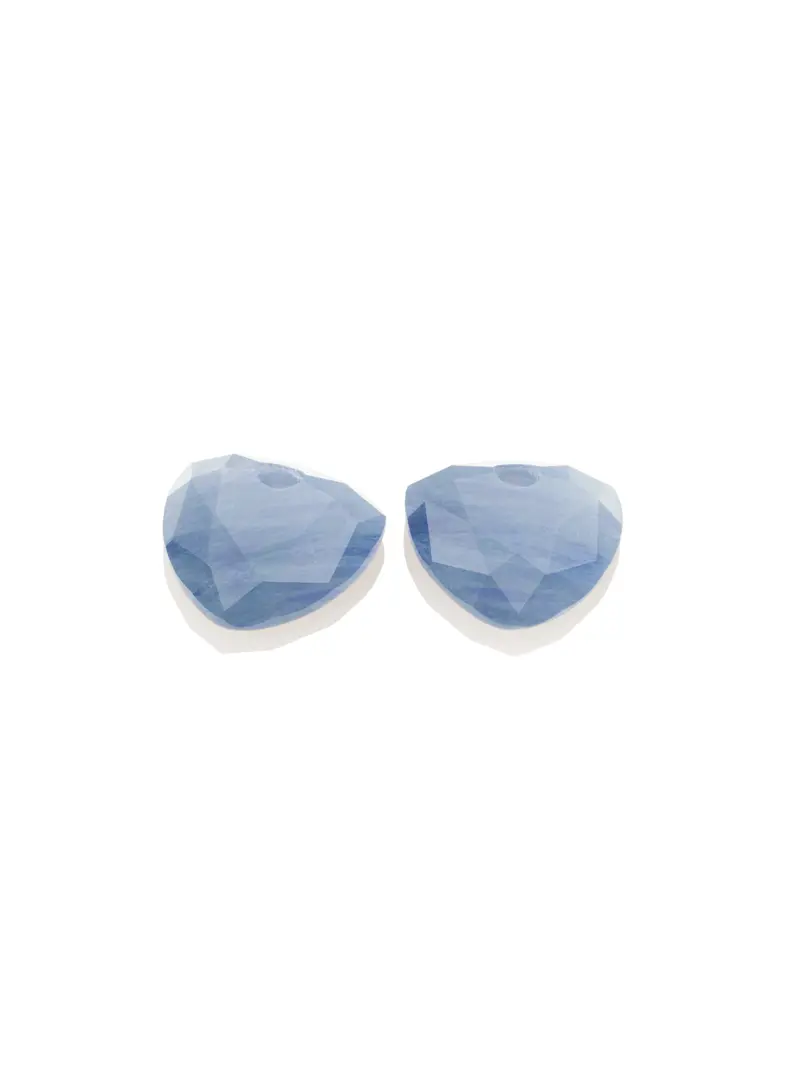 Oorbel Edelstenen Trillion Cut Blue Aventurine