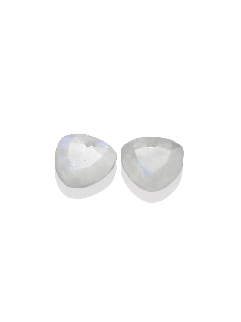 Oorbel Edelstenen Trillion Cut Moonstone