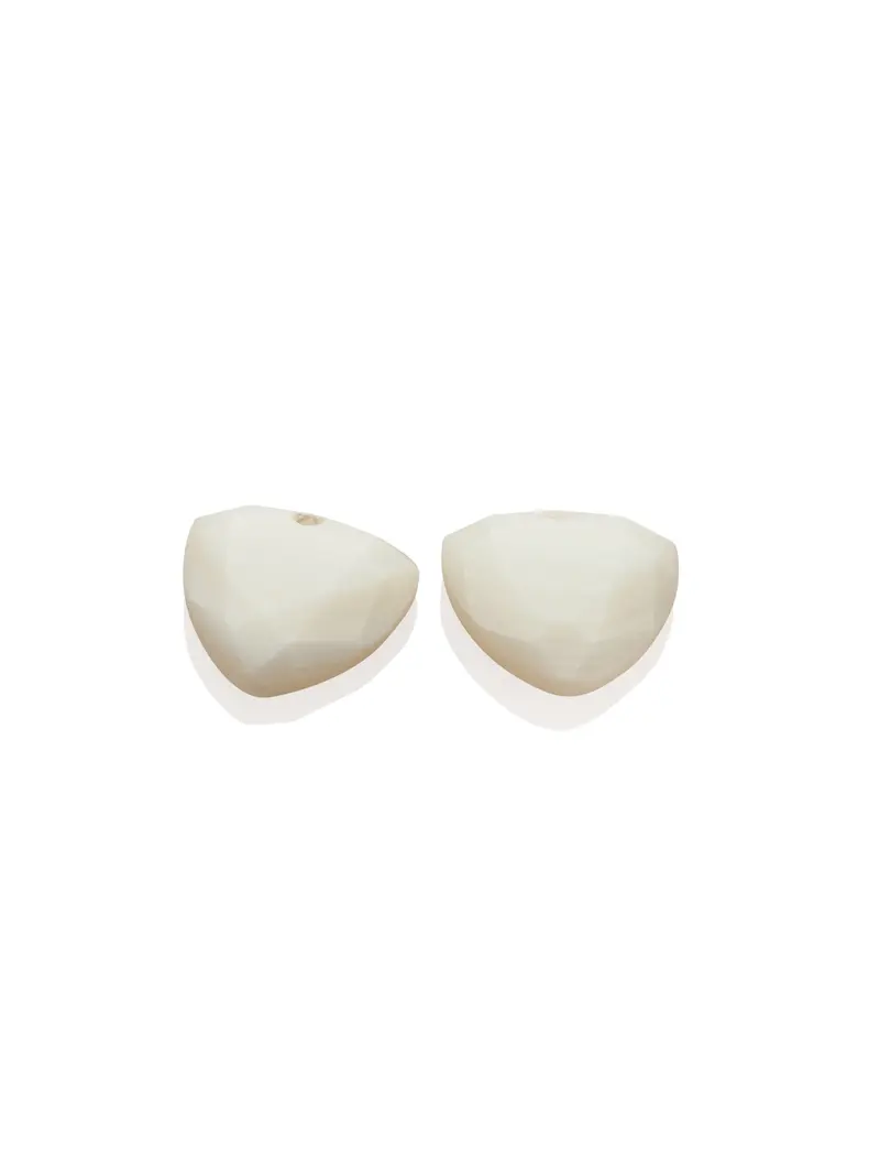 Oorbel Edelstenen Trillion Cut Mother of Pearl