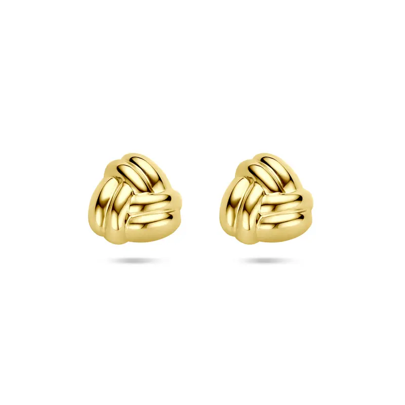 Oorbellen 11 mm 14K geelgoud