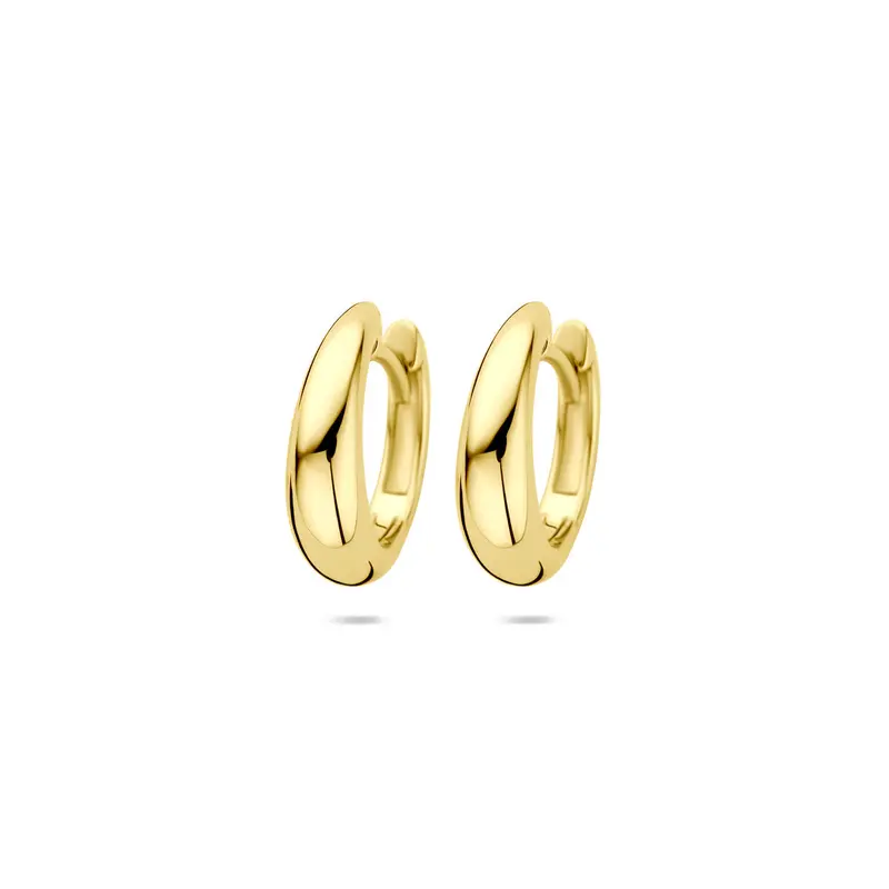 Oorbellen 14 mm 14K geelgoud