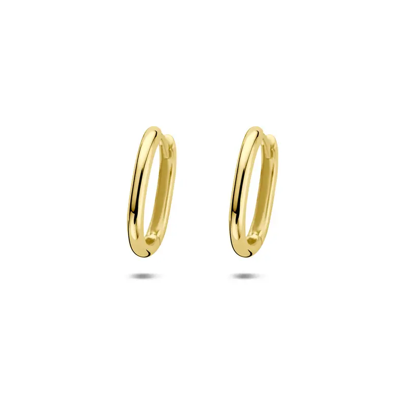 Oorbellen 15 mm 14K geelgoud
