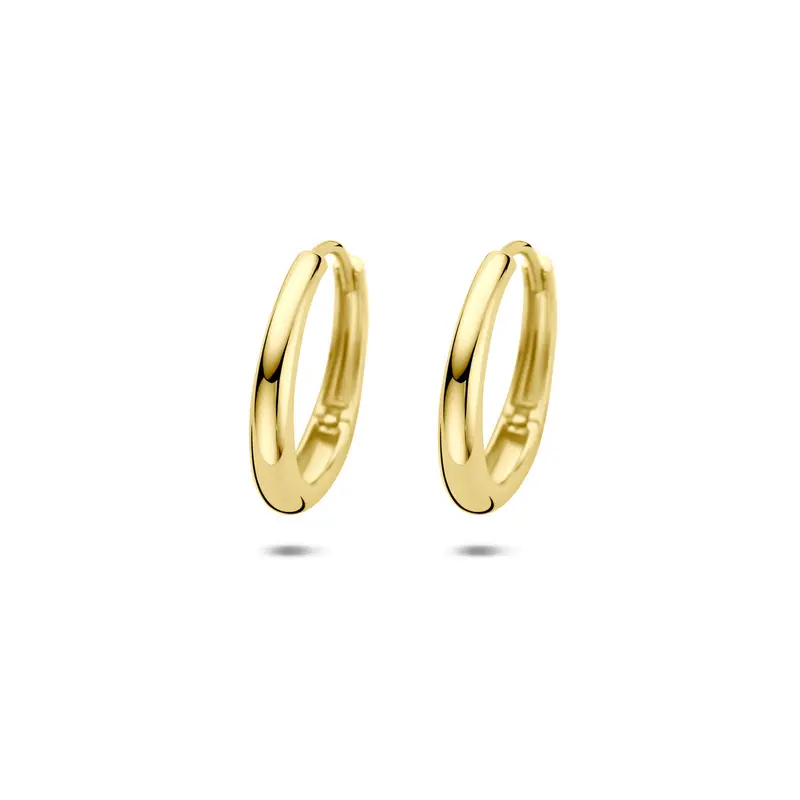 Oorbellen 16 mm 14K geelgoud
