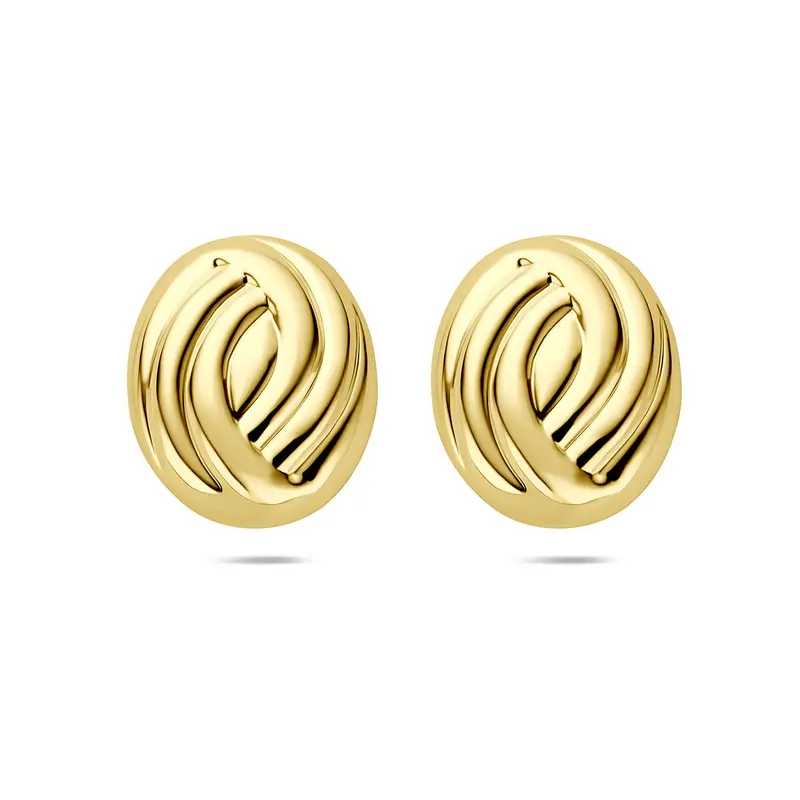 Oorbellen 20,5 mm 1 micron zilver verguld