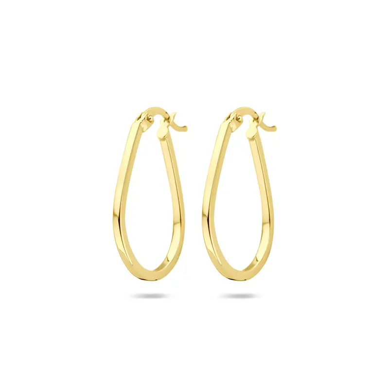 Oorbellen 25 mm 14K geelgoud