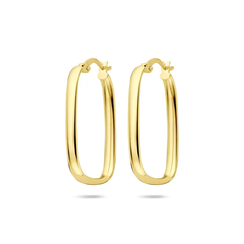 Oorbellen 28 mm 14K geelgoud