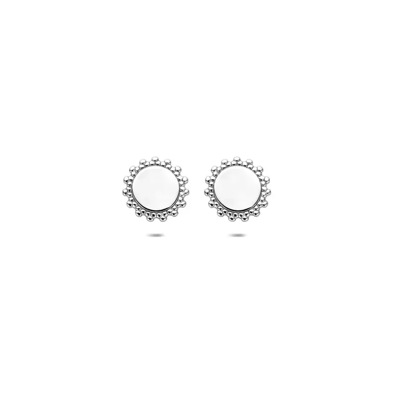 Oorbellen 7,5 mm zilver