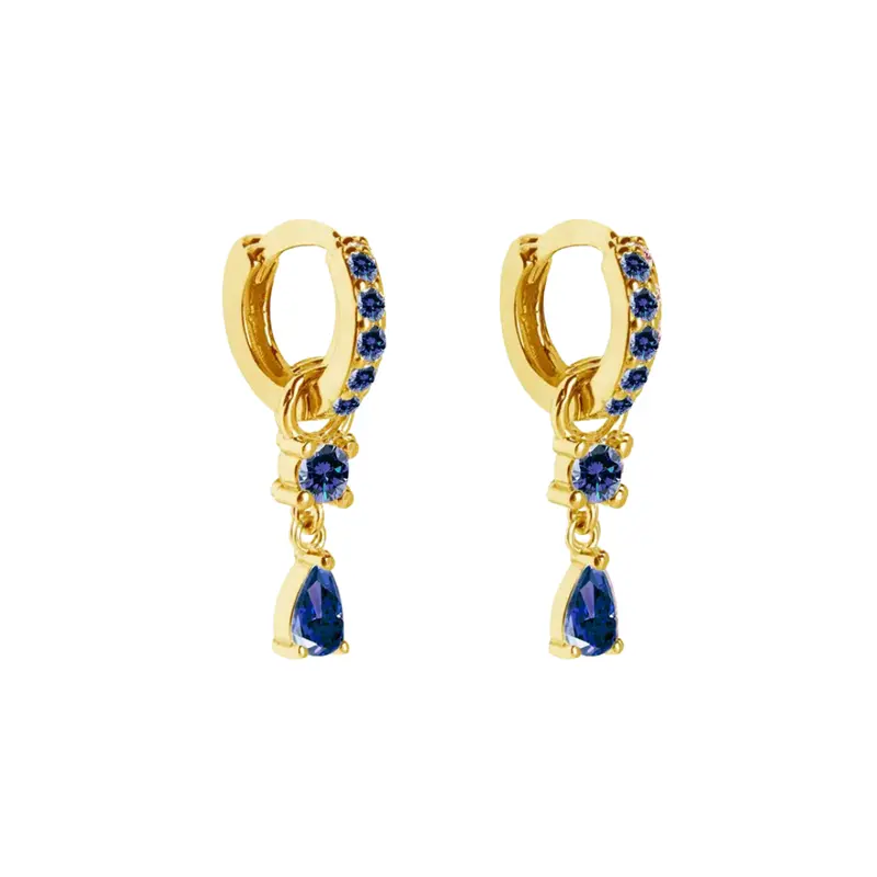 Oorbellen aurelia blauw