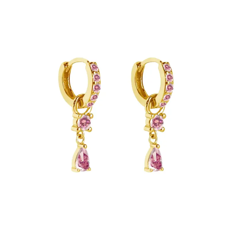 Oorbellen aurelia roze