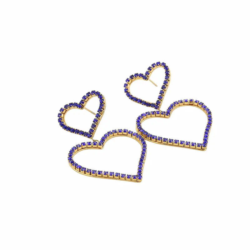 Oorbellen | Glitter hart