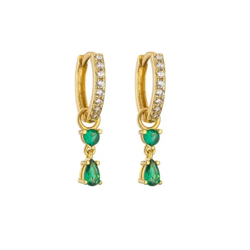Oorbellen romee groen