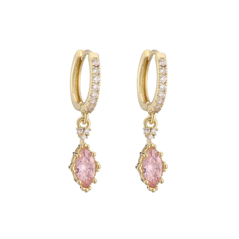Oorbellen sophia roze