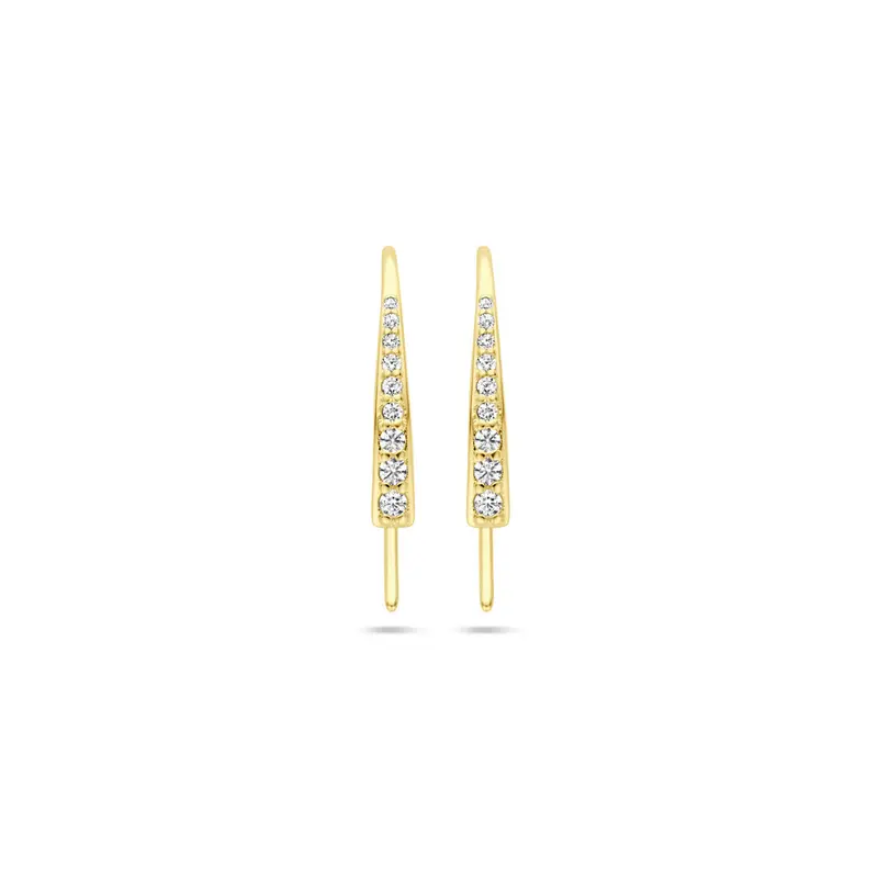 oorhaak 21 mm 14K geelgoud