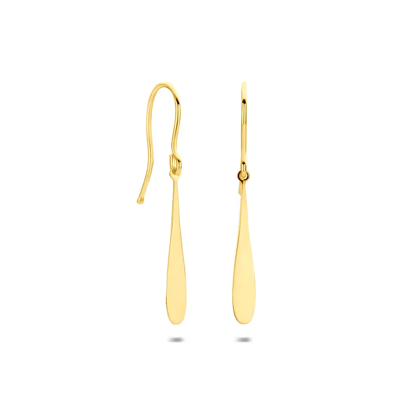 Oorhangers druppel franse haak 14K geelgoud 19,5 mm – 4036991
