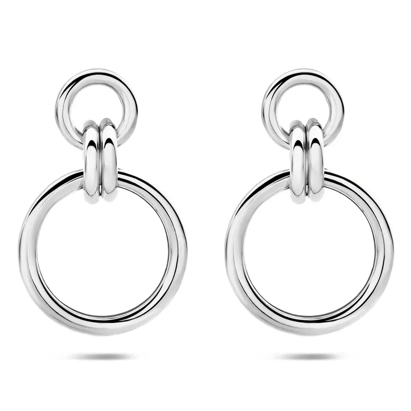 Oorhangers zilver gerhodineerd 32 mm – 1342346