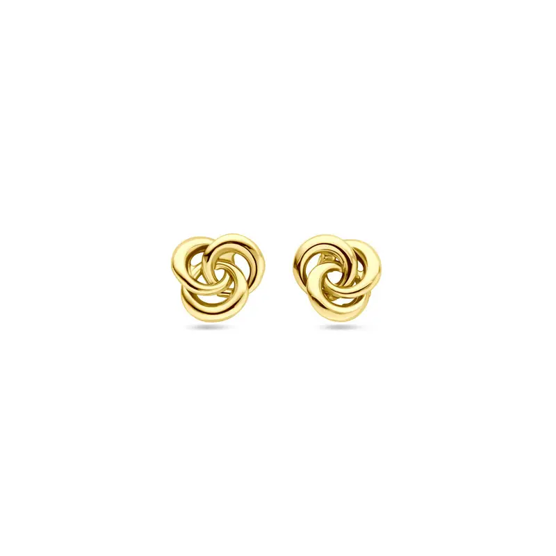 oorknoppen 7 mm 14K geelgoud