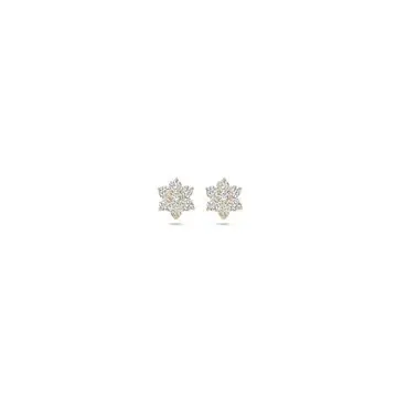 Oorknoppen zirkonia 6 mm 9K geelgoud – 8000265