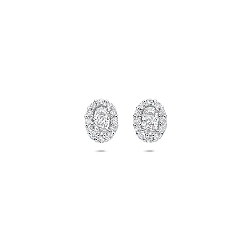 Oorknoppen zirkonia 8 mm zilver – 1342019