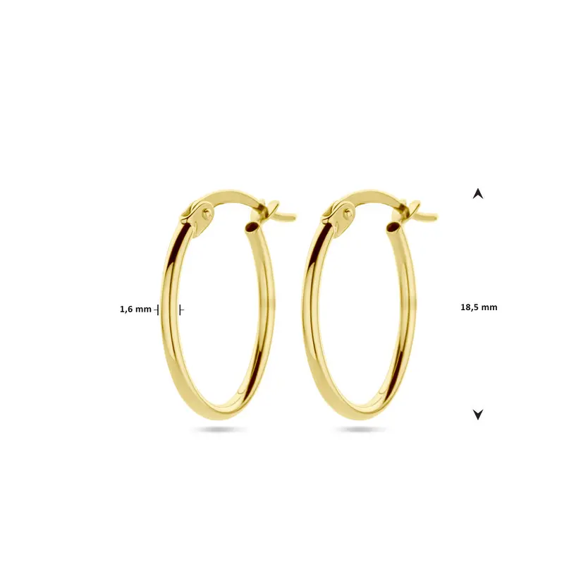 oorringen 1,6 mm ronde buis