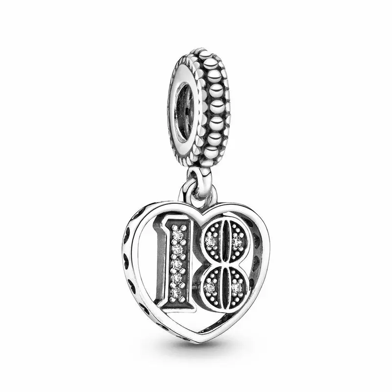 Pandora 18e Verjaardag Hangende Bedel zilver 797262CZ