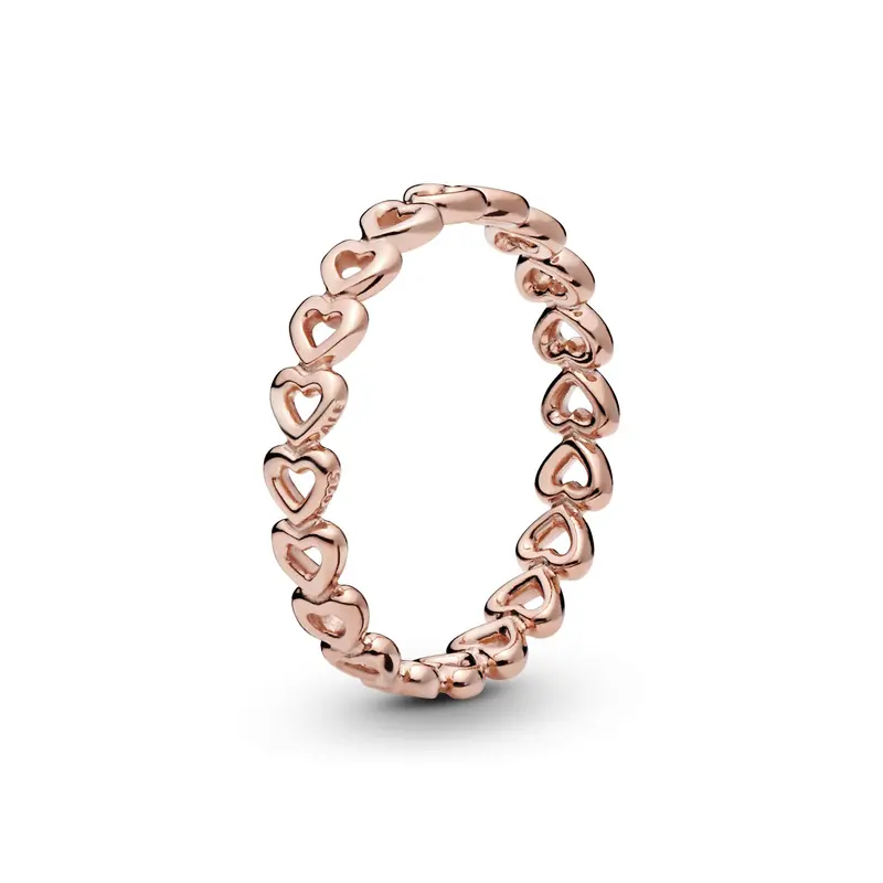 Pandora Band van Harten Ring roségoudverguld 180177