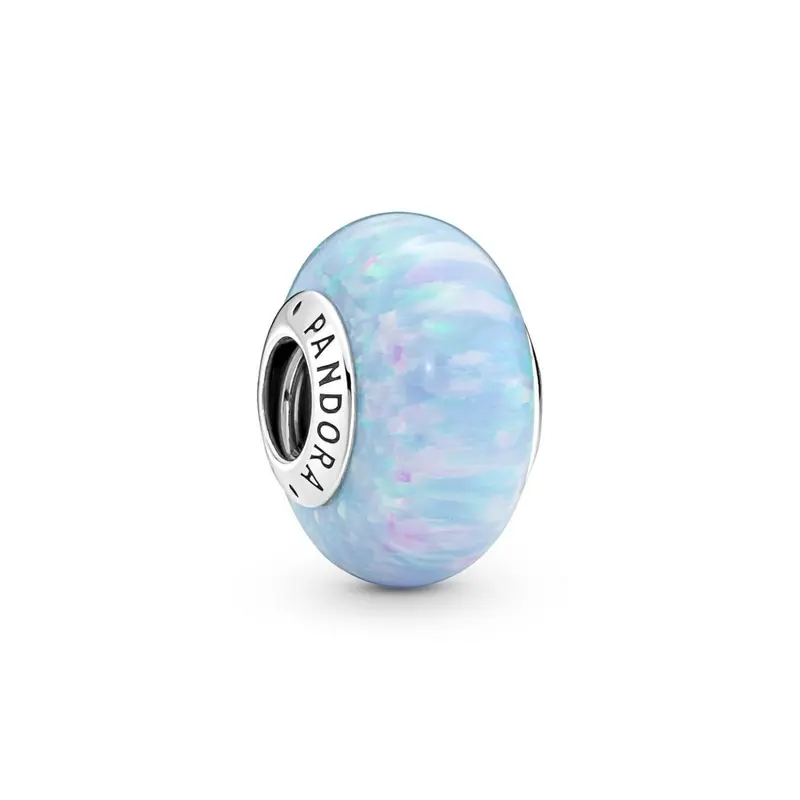 Pandora Bedel Oceaanblauw Opaal zilver 791691C01