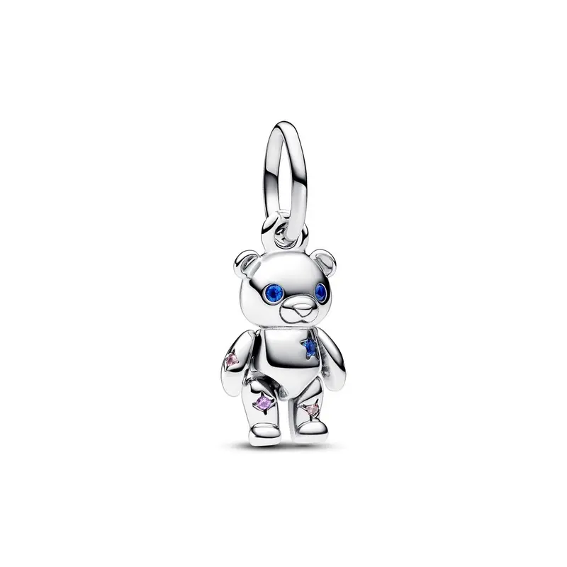 Pandora Beweegbare Teddybeer Hangende Bedel zilver 792986C01