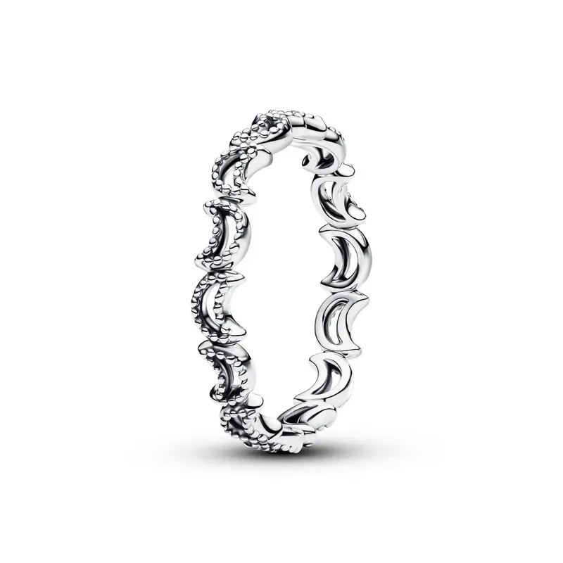 Pandora Crescent Moon-ring zilver 194258C00