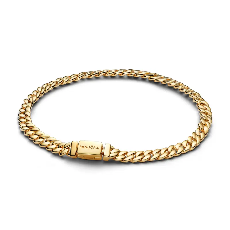 Pandora Cuban Schakelarmband goudverguld 564367C00