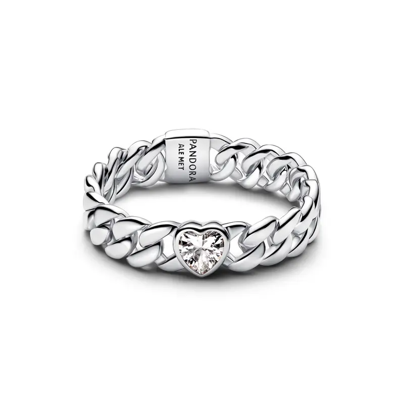 Pandora Cuban Schakelring zilver 194386C01