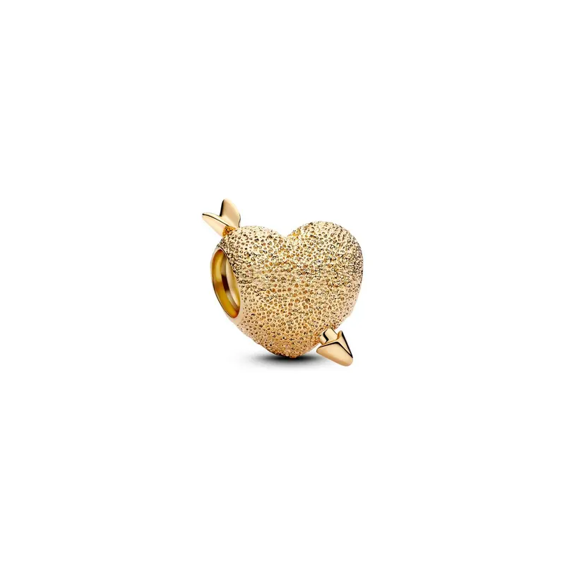 Pandora Cupido Hart Bedel goudverguld 763666C00